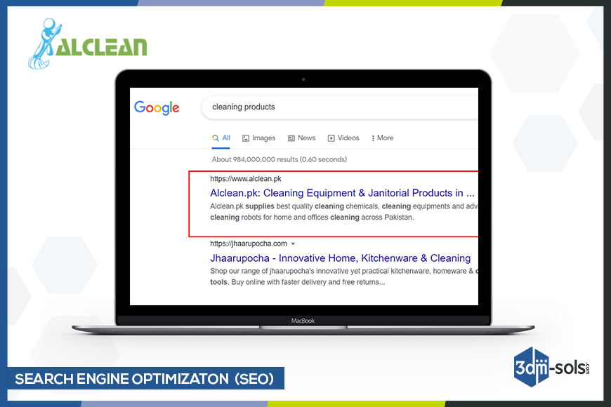 Search Engine Optimization for Alclean