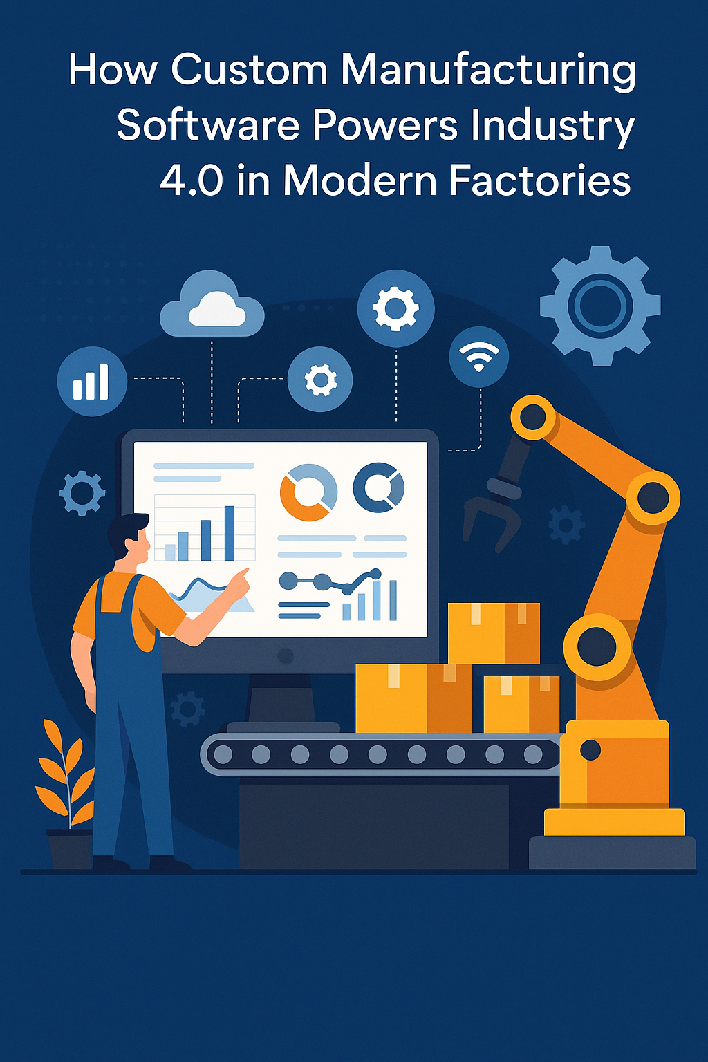 How Custom Manufacturing Software Powers Industry 4.0 in Modern Factories