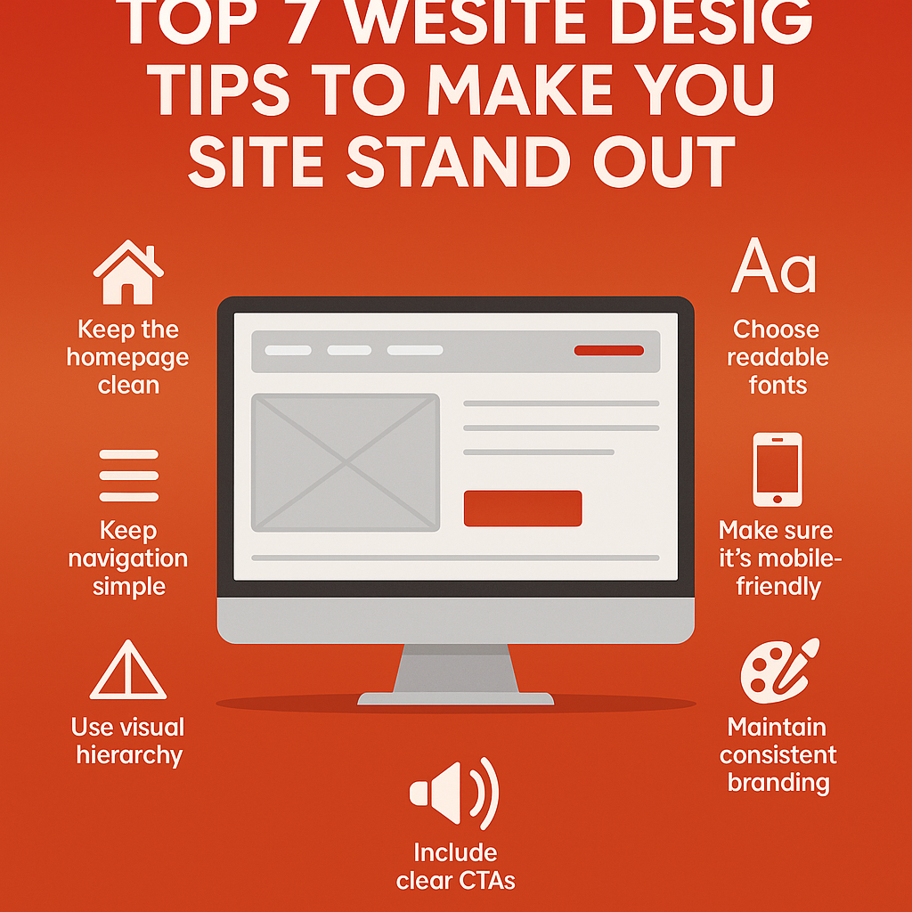 Top 7 Website Design Tips to Make Your Site Stand Out