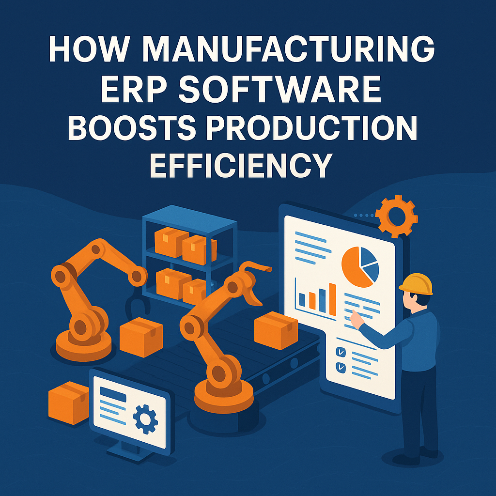 How Manufacturing ERP Software Boosts Production Efficiency