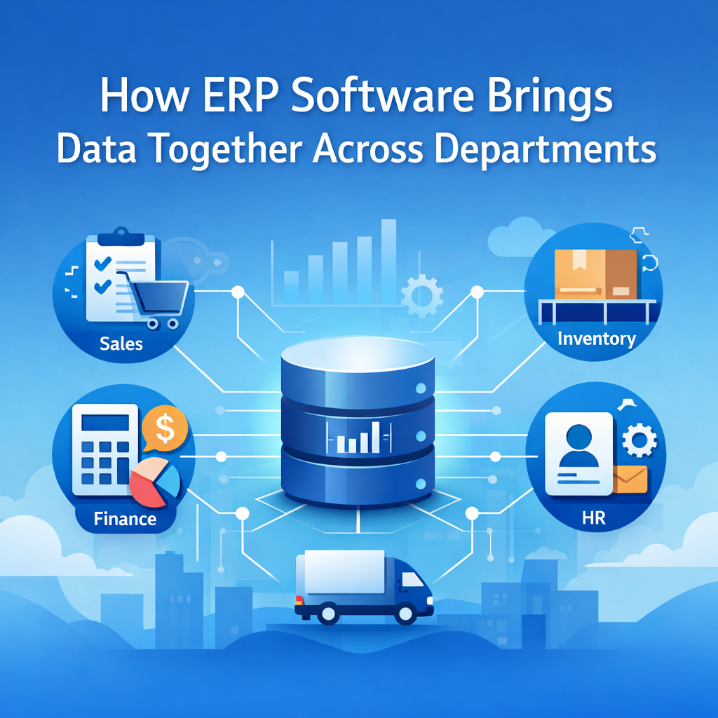 How ERP Software Brings Data Together Across Departments