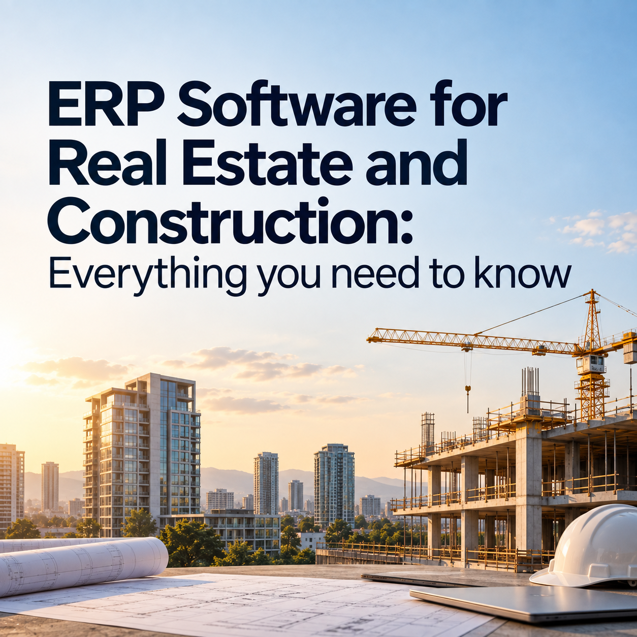 ERP Software for Real Estate and Construction: Everything you need to know